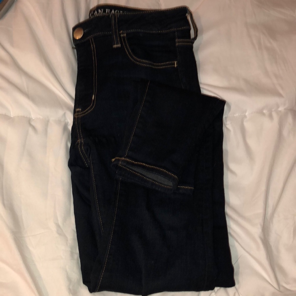 Dark wash jeggings